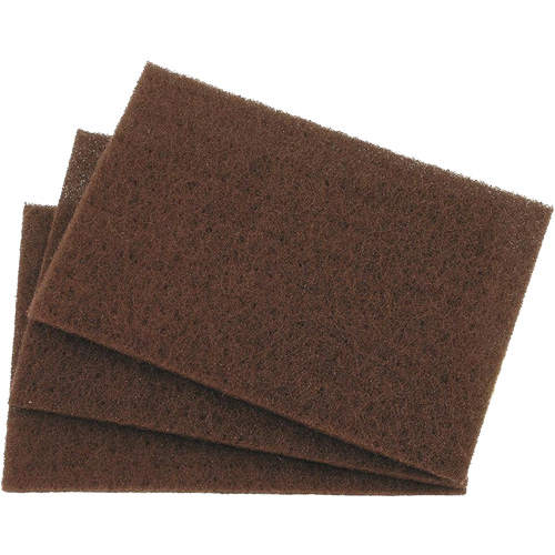 Very Fine Abrasive Hand Pads, 6" x 9", 320A Grit NTL Industrial