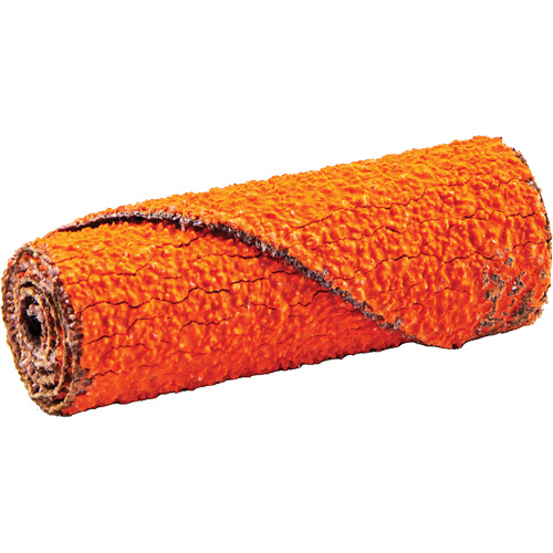 Cartridge Roll, 60 Grit, 1/2" Dia., Ceramic Alumina, 1-1/2" L, 1/8" Arbor NTL Industrial