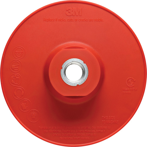 Ribbed Back-Up Pad, 4" NTL Industrial