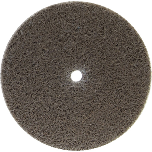 Bear-Tex&reg; Non-Woven Unified Wheel, 3" x 1/4", 1/4" Arbor, Medium Grit, Aluminum Oxide NTL Industrial