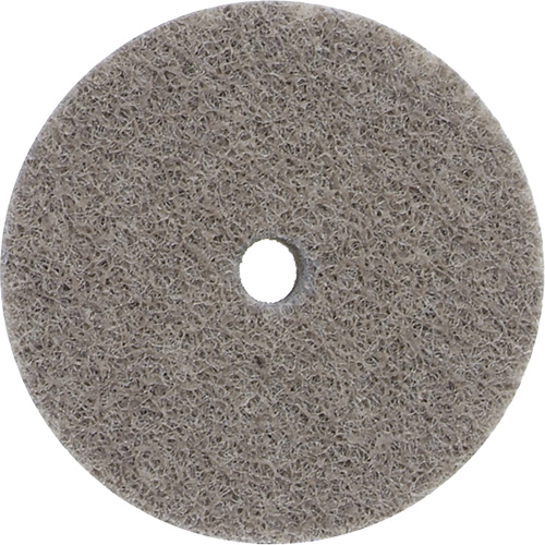 Bear-Tex&reg; Non-Woven Unified Wheel, 3" x 1/4", 3/8" Arbor, Fine Grit, Aluminum Oxide NTL Industrial