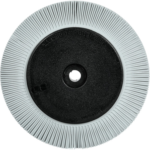 Scotch-Brite Type S Precision Radial Bristle Brush PN-RB with Flange, Ceramic, 120+ Grit, 8" Dia. NTL Industrial