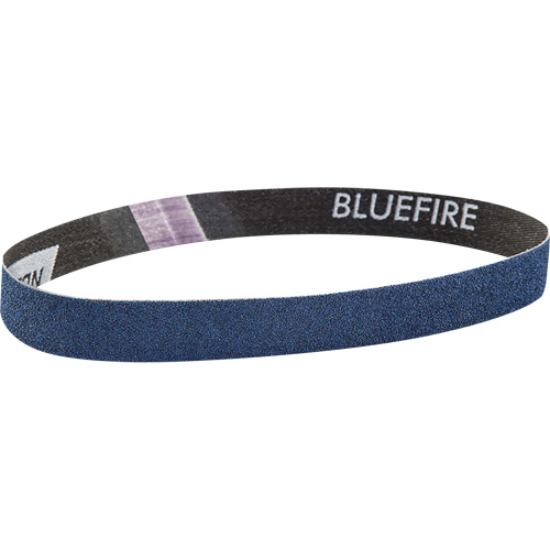 BlueFire Cloth File Belt, 3/4" W x 18" L, Zirconia Alumina, 120 Grit NTL Industrial