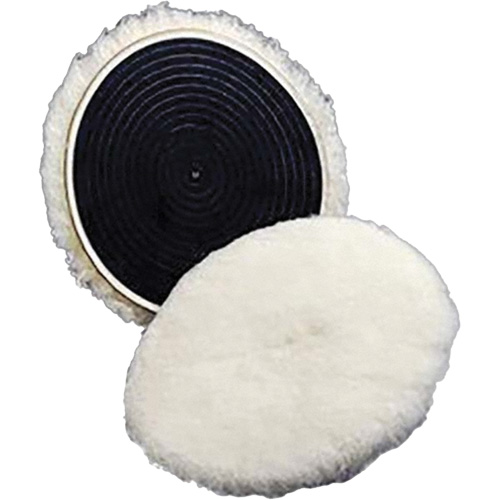 Tampon de polissage naturel Finesse-it 82531, 7" dia., Laine NTL Industrial