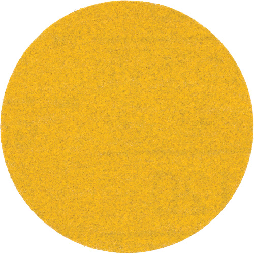 Hookit Gold Abrasive Disc, 3" Dia., 120 Grit, Aluminum Oxide, C Weight NTL Industrial