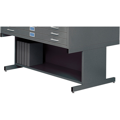 High Base for Steel Plan File Cabinet NTL Industrial