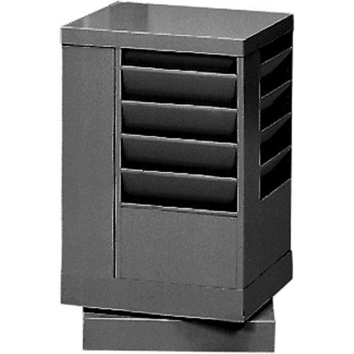 Pr&eacute;sentoirs, Rotatif, 20 fentes, Acier, 14-1/8" la x 14-1/8" p x 21-1/4" h NTL Industrial