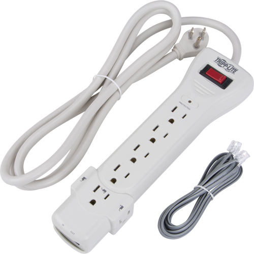 Protect-It Surge Suppressors, 7 Outlets, 1080 J, 1800 W, 6' Cord NTL Industrial