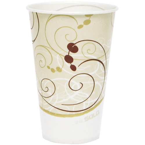 Disposable Cups, Paper, 12 oz., Multi-Colour NTL Industrial