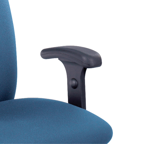 Accoudoirs coussin&eacute;s en T pour chaises pour gens grands et costauds Uber NTL Industrial