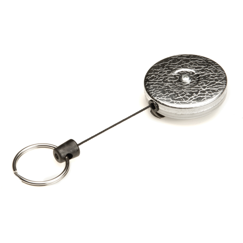 Original Self Retracting Reels #485-HDK, Chrome, 48" Cable, Belt Clip Attachment NTL Industrial