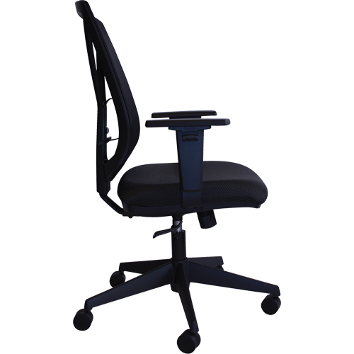 Activ A-47 Synchro Office Chair, Fabric, Black, 275 lbs. Capacity NTL Industrial