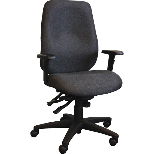 Chaises ergonomiques Cierra , Tissu, Noir, Capacit&eacute; 275 lb NTL Industrial