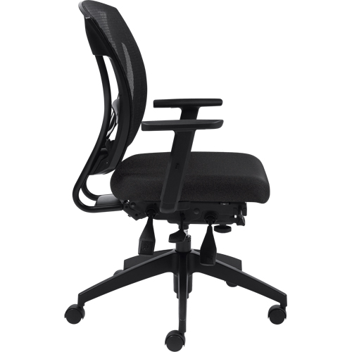 Chaises &agrave; bras Multi-Tilter, Tissu, Charbon, Capacit&eacute; 300 lb NTL Industrial