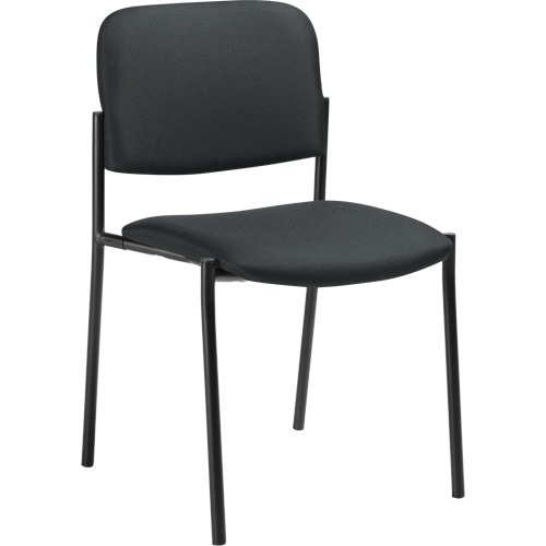 Chaises sans accoudoirs empilables, Tissu, Hauteur 32", Capacit&eacute; 300 lb, Charbon NTL Industrial