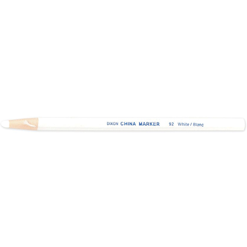 Dixon&reg; China Marker - White, White NTL Industrial