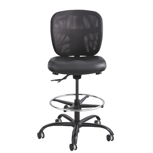 Tabouret robuste Vue, Vinyle, Noir, Capacit&eacute; 350 lb NTL Industrial