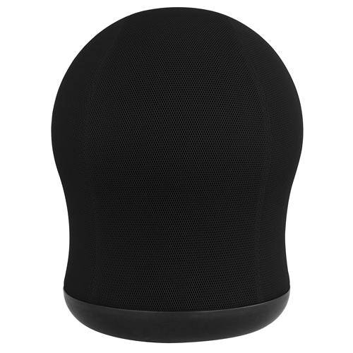 Zenergy Swivel Ball Chair, Mesh, Black, 250 lbs. Capacity NTL Industrial