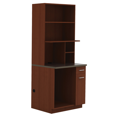 Armoire modulaire, M&eacute;lamine, 39" h x 36" la x 25" P, Acajou NTL Industrial
