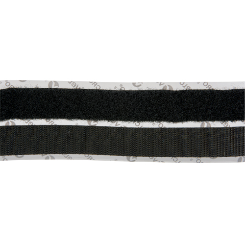 Attache, Boucle et crochet, 15' x 3/4", Adh&eacute;sif, Noir NTL Industrial