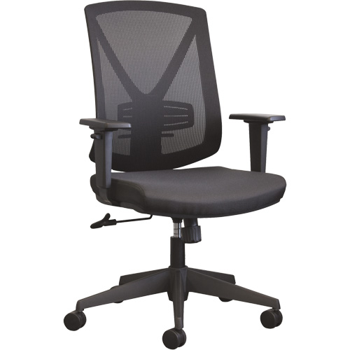Activ A-47 Synchro Office Chair, Fabric, Black, 275 lbs. Capacity NTL Industrial