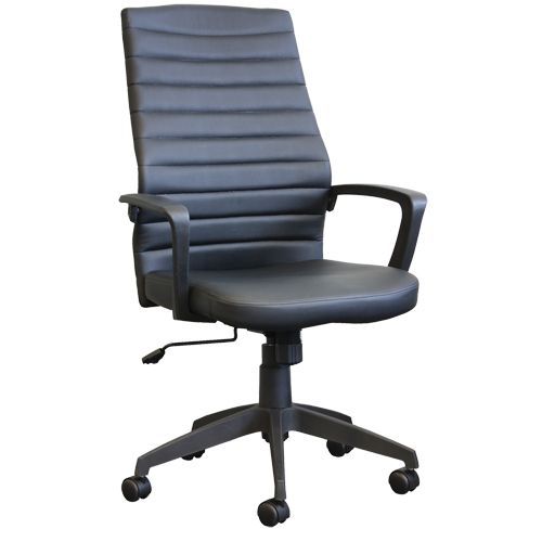 Activ A-128 Office Chair, Polyurethane, Black, 275 lbs. Capacity NTL Industrial