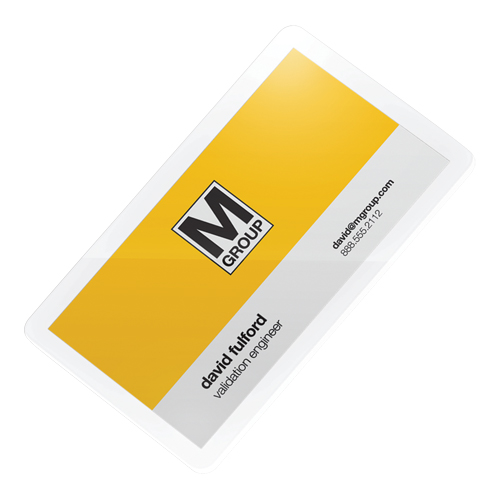 Pochettes lamin&eacute;es pour cartes d'affaires Swingline UltraClear NTL Industrial