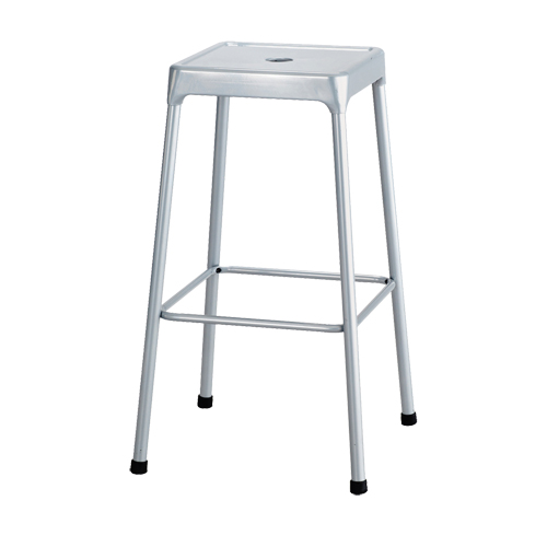Tabouret en acier pour bistro Safco, Stationnaire, Fixe, 29", Acier Si&egrave;ge, Gris NTL Industrial