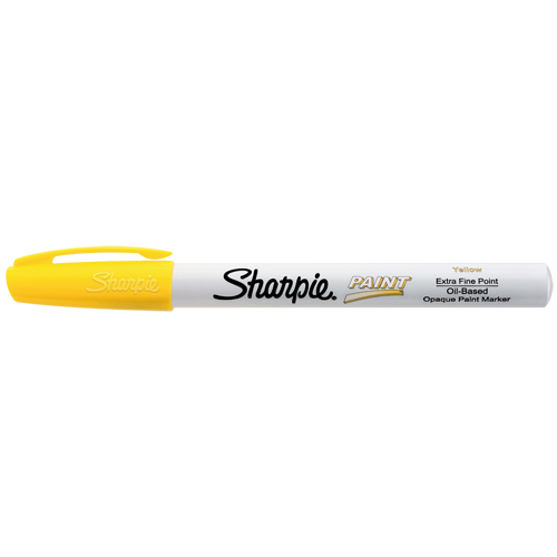 Marqueur de peinture, Jaune, Pointe Ultra fin NTL Industrial