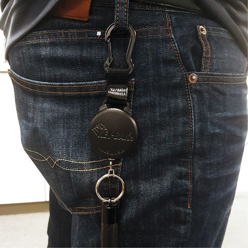 Securit Key Chains, Polycarbonate, 48" Cable, Carabiner Attachment NTL Industrial