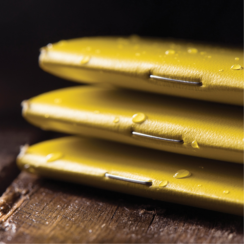 All-Weather Notebook, Soft Cover, Yellow, 48 Pages, 4-5/8" W x 7" L NTL Industrial