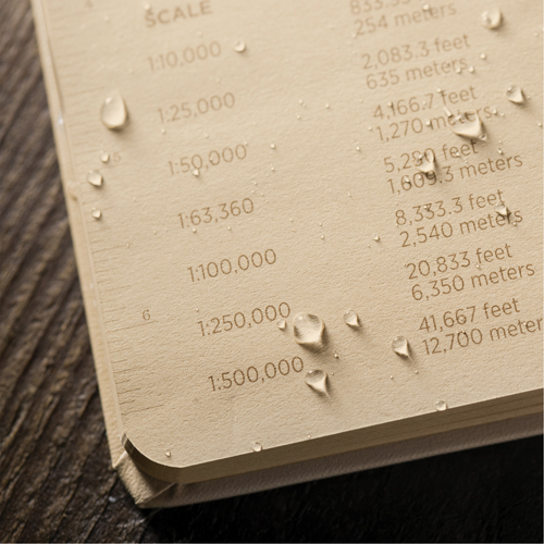 Bound Book, Hard Cover, Tan, 160 Pages, 4-5/8" W x 7-1/4" L NTL Industrial