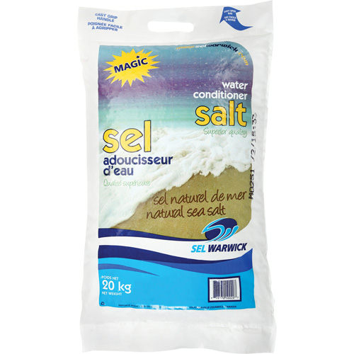 Sel adoucisseur d'eau Magic, 44,1 lb (20 kg), Sac NTL Industrial