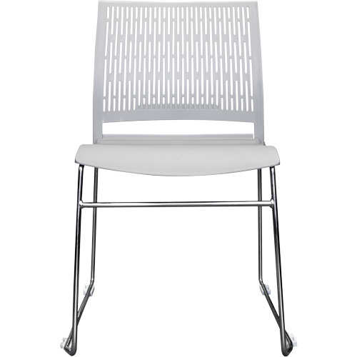 Activ Series Stacking Chairs, Polypropylene, 32-3/8" High, 275 lbs. Capacity, Grey NTL Industrial