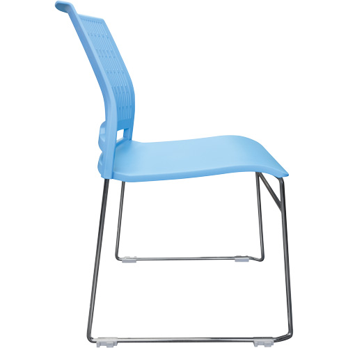Chaises empilables s&eacute;rie Activ, Polypropyl&egrave;ne, Hauteur 32-3/8", Capacit&eacute; 275 lb, Bleu NTL Industrial