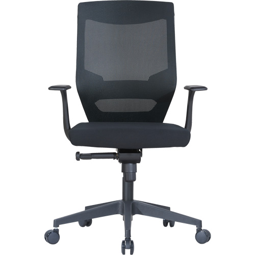 Activ Series Synchro-Tilt Office Chair, Fabric/Mesh, Black, 275 lbs. Capacity NTL Industrial