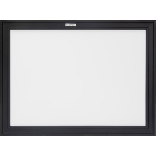 Black MDF Frame Whiteboard, Dry-Erase/Magnetic, 24" W x 18" H NTL Industrial