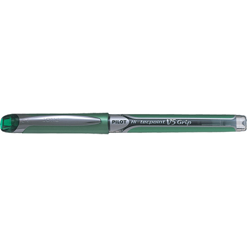 Hi-Tecpoint Grip Pen, Green, 0.5 mm NTL Industrial