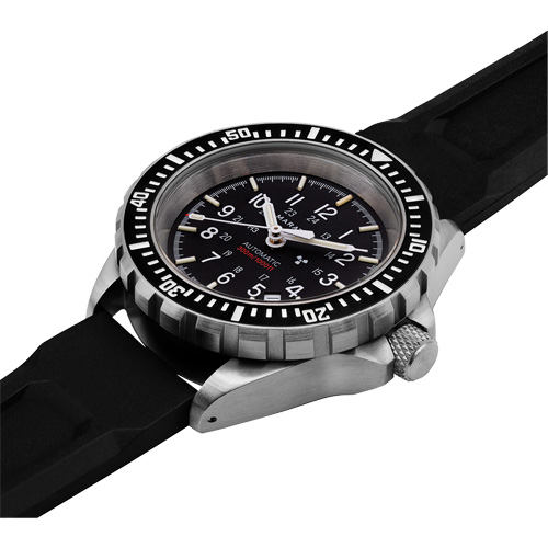 Grande montre automatique de plong&eacute;e, Num&eacute;rique, &agrave; piles, 41 mm, Noir NTL Industrial