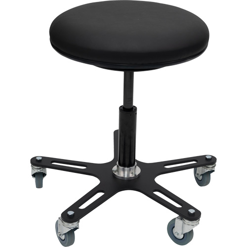 Tabouret Industriel OmniStool, Mobile, Ajustable, 22-1/2", Vinyle Si&egrave;ge NTL Industrial