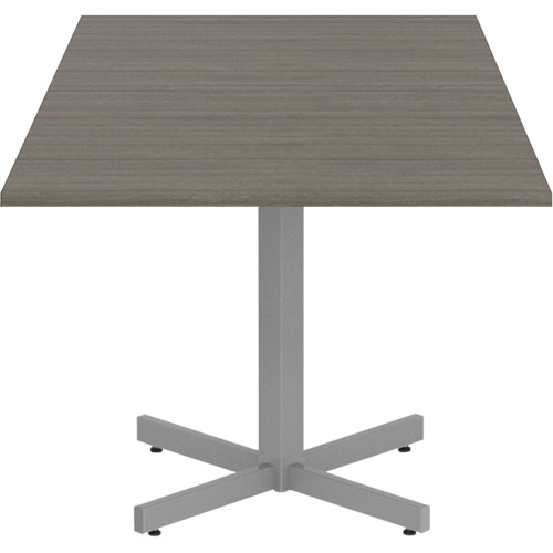 Table carr&eacute;e &agrave; hauteur r&eacute;glable Newland, 36" lo x 36" la x 29" h, Dessus de 1", Stratifi&eacute;, Brun NTL Industrial