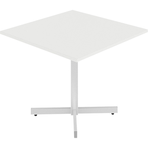 Table carr&eacute;e &agrave; hauteur r&eacute;glable Newland, 36" lo x 36" la x 29" h, Dessus de 1", Stratifi&eacute;, Blanc NTL Industrial