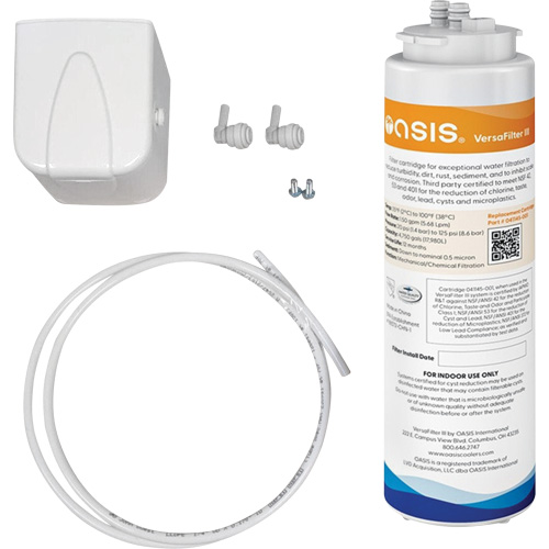 Trousse de filtre universel Versafilter III, Utilize avec Abreuvoirs OASIS/Remplisseurs de bouteille OASIS NTL Industrial