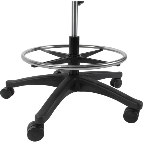 Mesh Work Stool, Mobile, Adjustable Height, 450 lbs. Capacity NTL Industrial