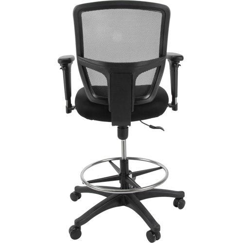 Mesh Work Stool, Mobile, Adjustable Height, 450 lbs. Capacity NTL Industrial