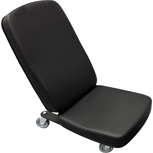 FLEX Mini Industrial Chair, Vinyl, Black, 280 lbs. Capacity NTL Industrial