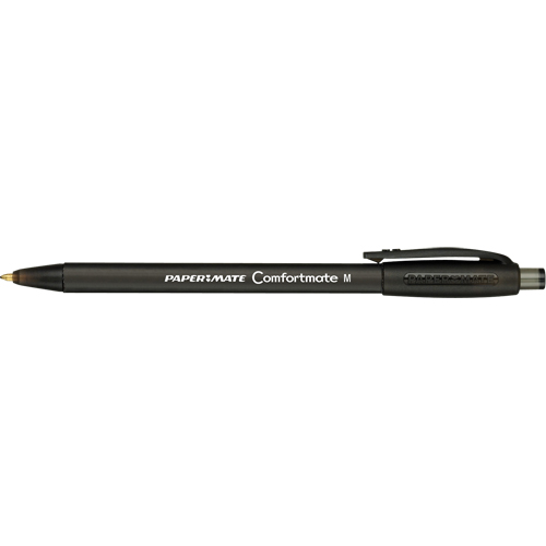 Stylo ComfortMate, Noir, 1 mm, R&eacute;tractable NTL Industrial