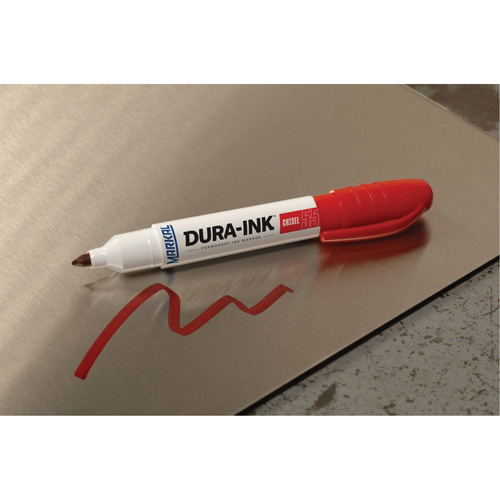 Dura-Ink&reg; Marker #55, Red, Chisel Tip NTL Industrial