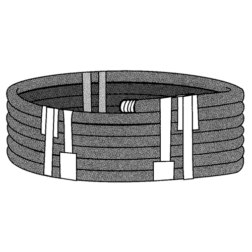 Stretchable Tape, 6 mils Thick, 38.1 mm (1-1/2") x 55 m (180')  NTL Industrial