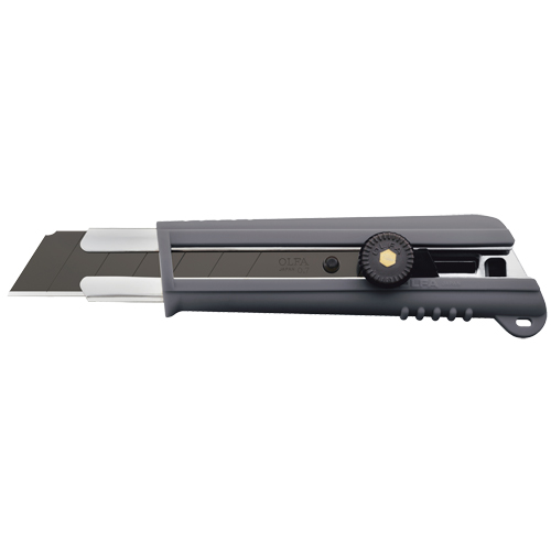 Comfort-Grip Knife, 25 mm, Carbon Steel, Heavy-Duty, Rubber Handle NTL Industrial